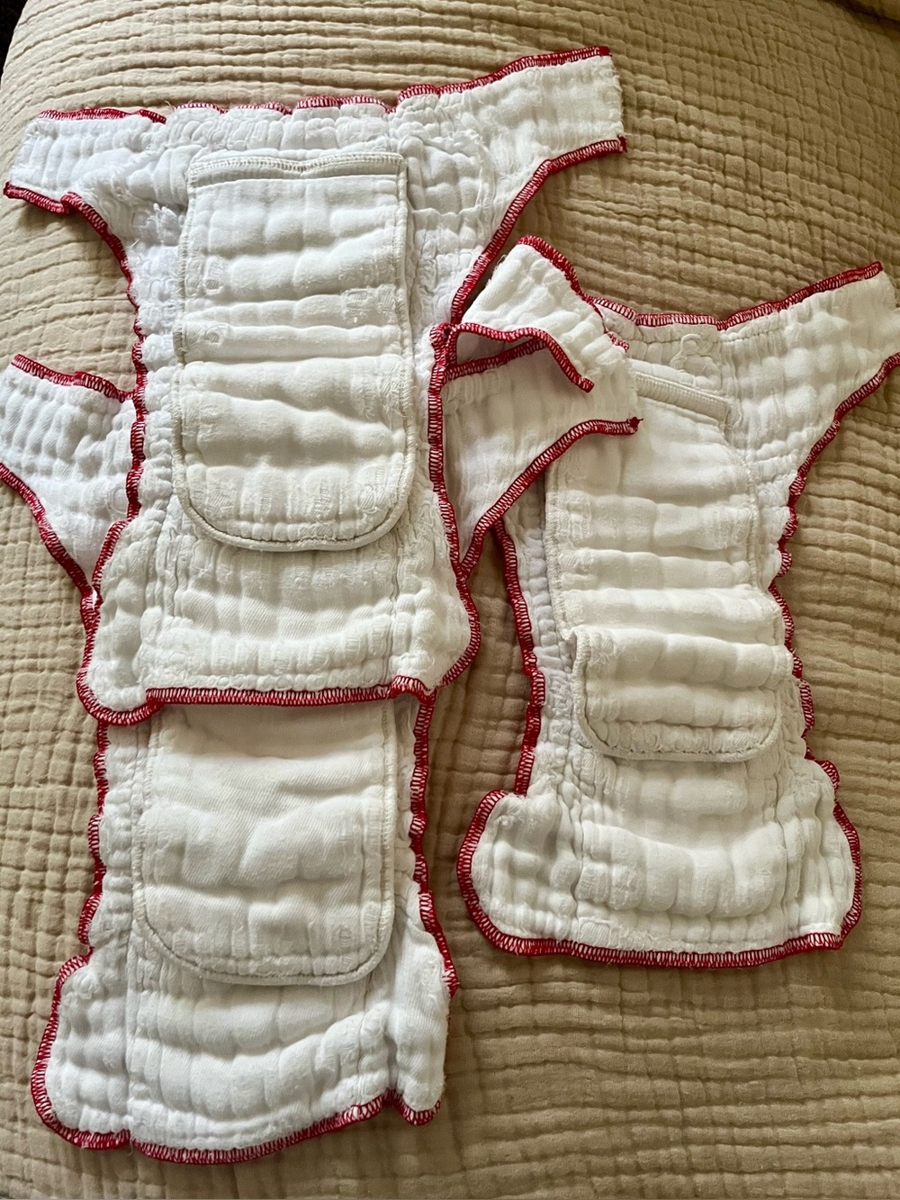 Poor condition workhorse and XL prefold cloth diapers - Picture 2 of 4